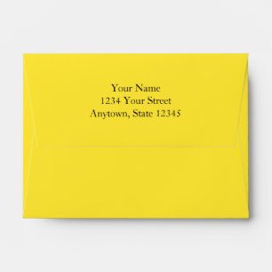 Petites enveloppes de carte du jaune RSVP ou de