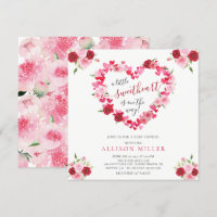 Petites filles amies Baby shower Invitation