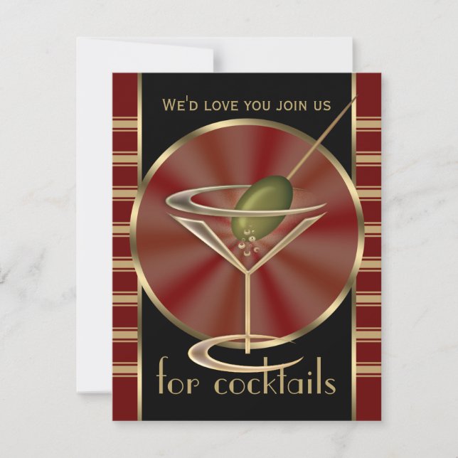 Petites invitations de cocktail (Devant)