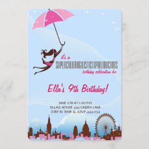 Petites invitations de fête d'anniversaire de