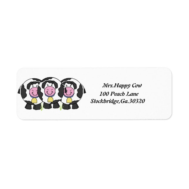 Petites vaches adresse lentes (Devant)