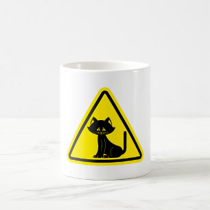 Pétition Pet Sign Black Cat Coffee Mug
