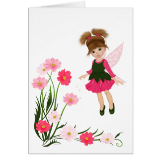 PetitRose "peu de fée de fleur", carte