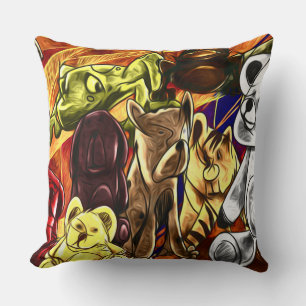 Petits animaux Coussin décoratif