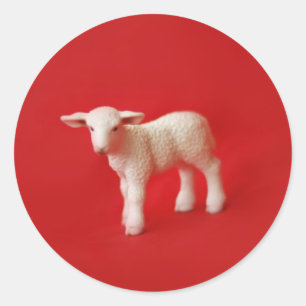 Petits autocollants d'agneau