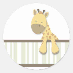 Petits autocollants de girafe {vert}  