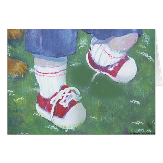 Petits baskets rouges (Devant horizontal)