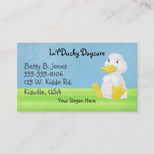 Petits Cartes de visite blancs (Devant)