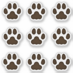 Petits Empreintes de pattes de chats Stickers Brow