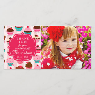 Petits gâteaux roses modernes tout Merci