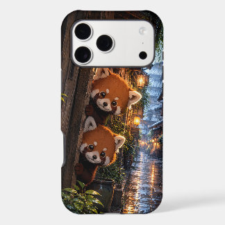 Petits pandas roux curieux Rue de la lanterne pluv