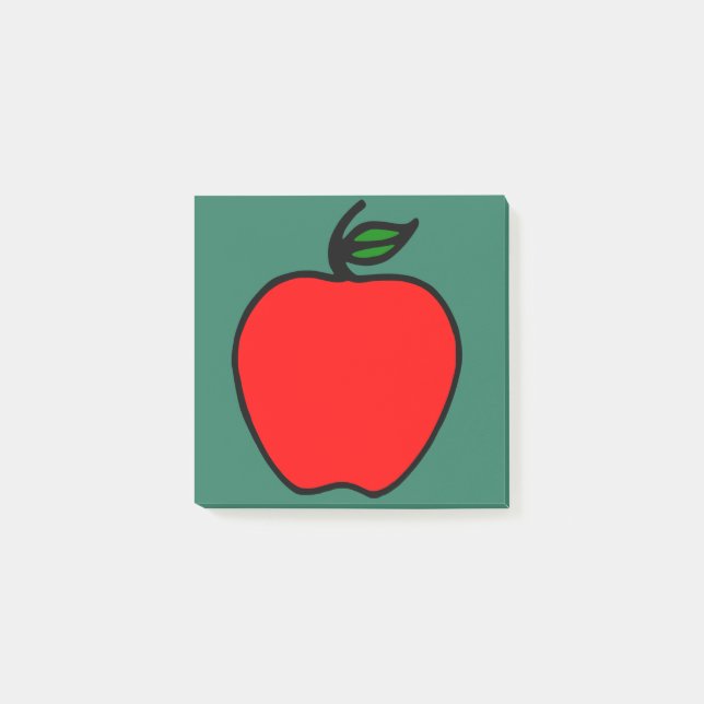 Petits Post-It Cadeau de pomme (Devant)