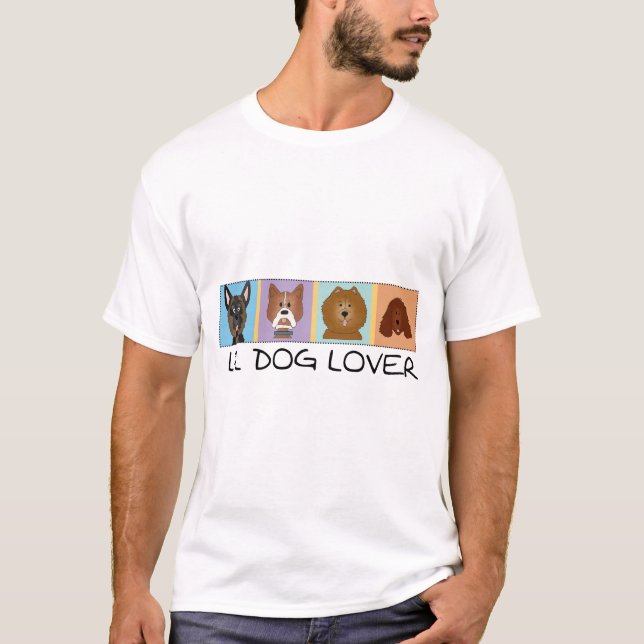 Petits T-shirts et cadeaux d'amoureux des chiens (Devant)