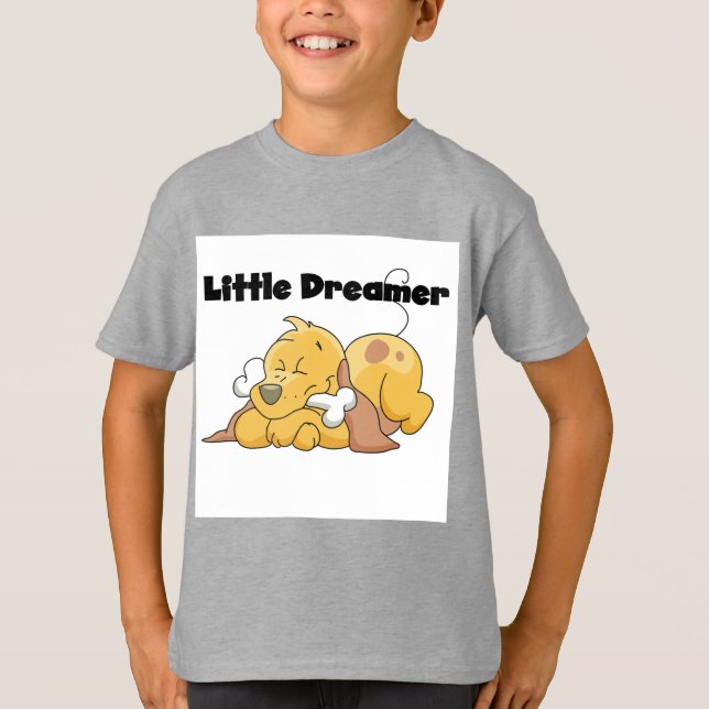 Petits T-shirts et cadeaux de rêveur de chien (Devant)