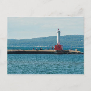 Petoskey Pierhead Lighthouse, Petoskey, Michigan Postcard