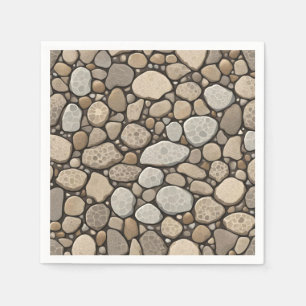 Petoskey Stone Abstract Napkin