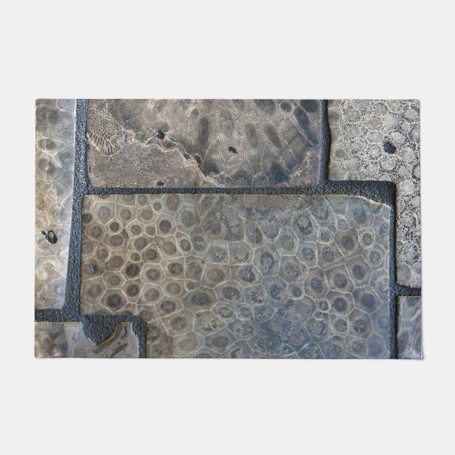 Petoskey Stone Design Doormat (Front)