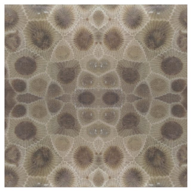 Petoskey Stone Fabric (Close Up)