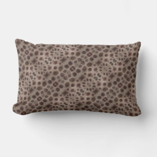 Petoskey Stone, Great Lake State, fossil pattern Lumbar Pillow
