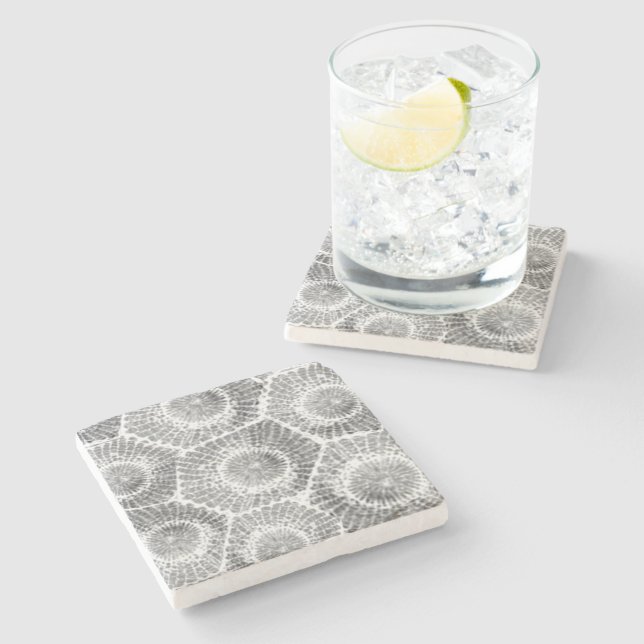 Petoskey Stone Pattern Coaster (Side)