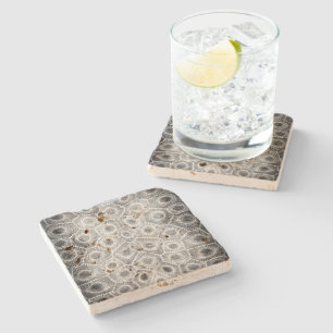 Petoskey Stone Pattern Stone Coaster