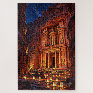 Petra by Candlelight Jigsaw Puzzle