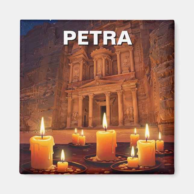 Petra Jordan Candles Night Magnet (Front)
