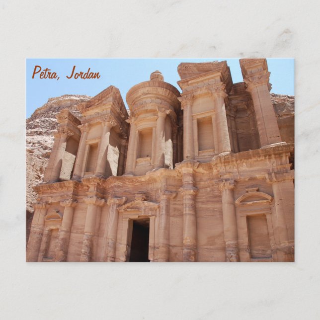 Petra Jordan Palace Tomb Postcard (Front)