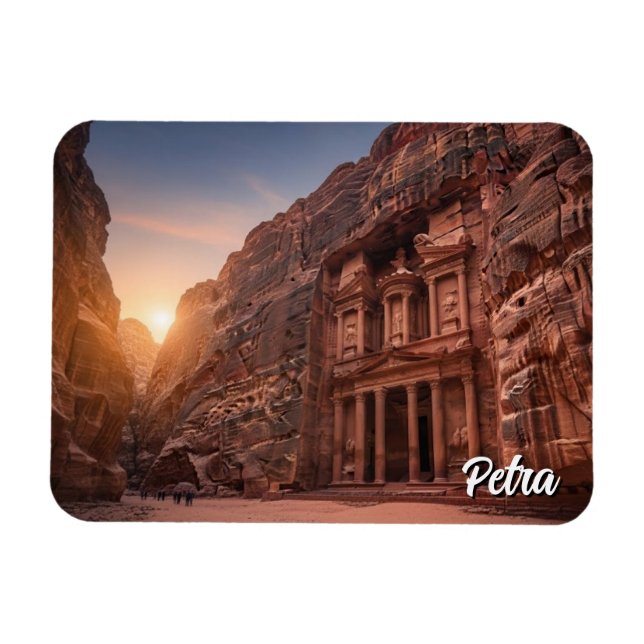 Petra Jordan Travel Magnet (Horizontal)