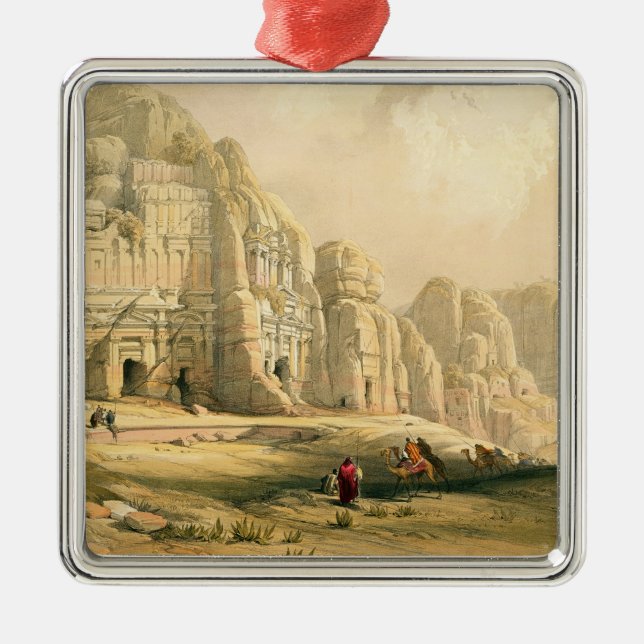Petra, March 8th 1839, plate 96 from Volume III of Metal Ornament (Front)