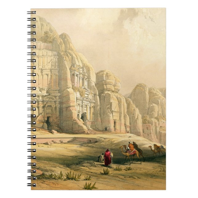 Petra, March 8th 1839, plate 96 from Volume III of Notebook (Front)
