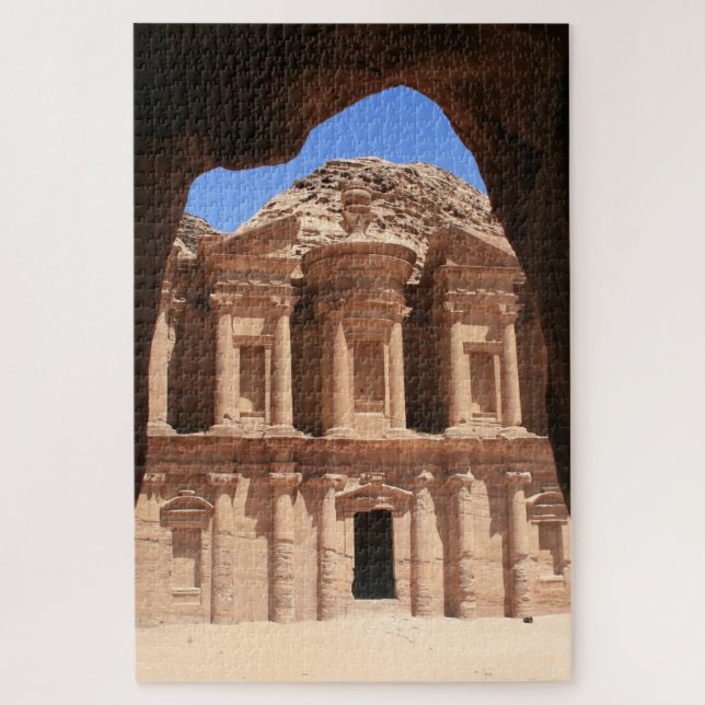 petra monastery arch jigsaw puzzle (Vertical)