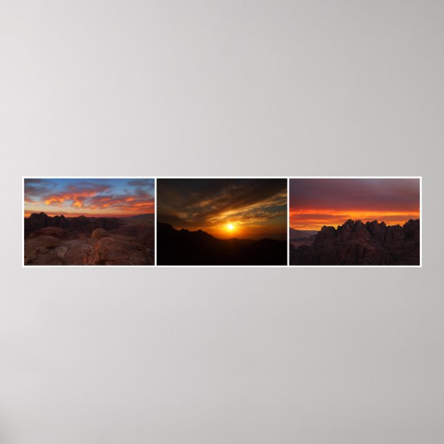 Petra Sunsets Poster (Front)