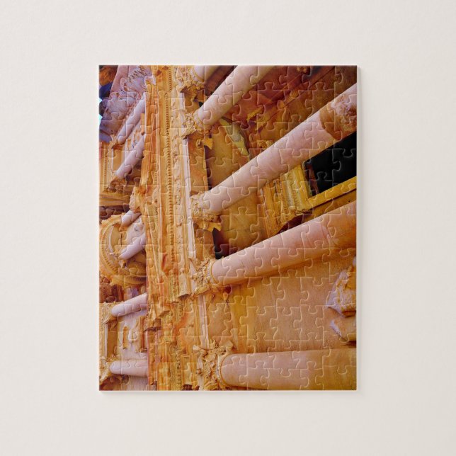 Petra Treasury Building Jigsaw Puzzle (Vertical)