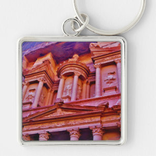 Petra Treasury Building Keychain
