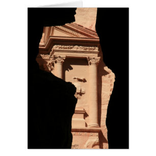 petra treasury glimpsed
