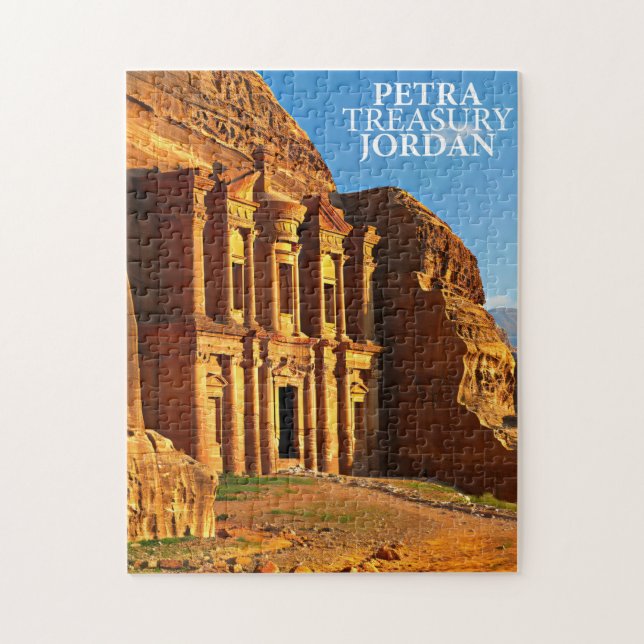 Petra Treasury Jigsaw Jigsaw Puzzle (Vertical)