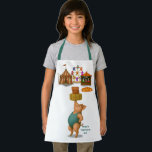 Petra's balancing act apron<br><div class="desc">Fun at the circus! Mix together the tale of the three little pigs and a balancing act, and you have Petra the balancing pig. She may look sweet and pink, but she’s astonishingly agile. Her balancing act blends charm and precision. A favourite among little ones, Petra brings pure joy to...</div>