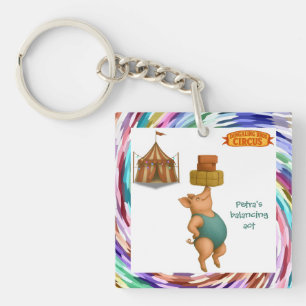 Petra's balancing act keychain