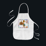Petra's balancing act kids apron<br><div class="desc">Fun at the circus! Mix together the tale of the three little pigs and a balancing act, and you have Petra the balancing pig. She may look sweet and pink, but she’s astonishingly agile. Her balancing act blends charm and precision. A favourite among little ones, Petra brings pure joy to...</div>