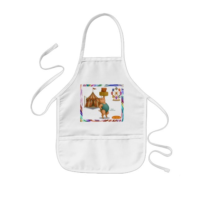 Petra's balancing act kids apron (Front)