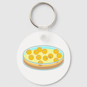 Petri Dish MRSA Keychain