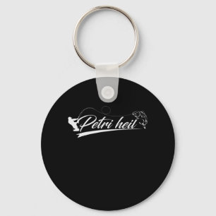 Petri Heil Angel Karpfen Keychain