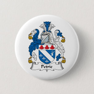 Petrie Family Crest 2 Inch Round Button