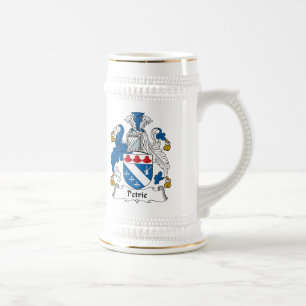 Petrie Family Crest Beer Stein