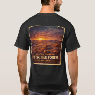 Petrified Forest Arizona Route 66 Centennial T-Shirt