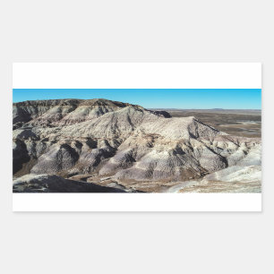 Petrified Forest Blue Mesa Badlands Desert Photo Sticker
