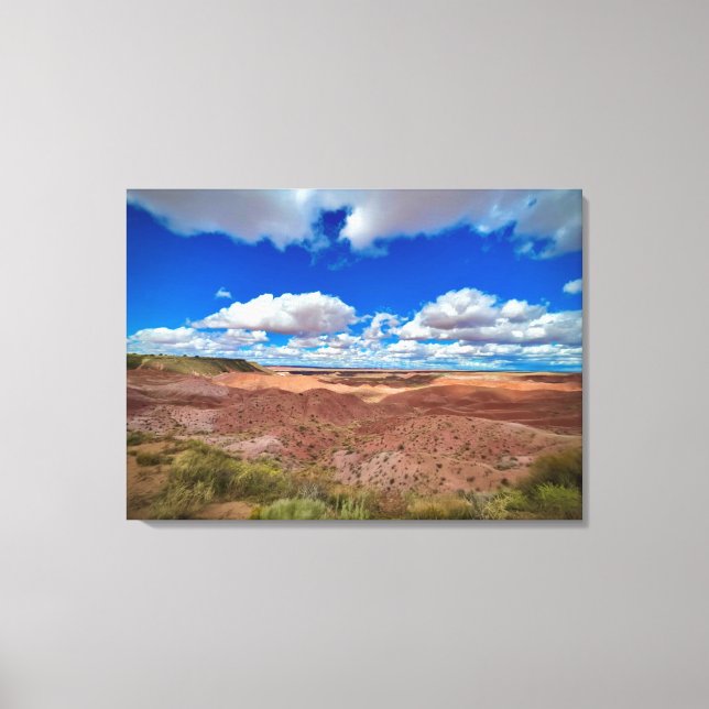 petrified forest  canvas print (Front)