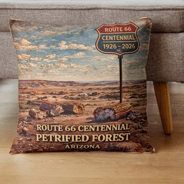 Petrified Forest Centennial Dual Comfort Throw Pillow (Creator Uploaded)