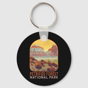 Petrified Forest National Park Arizona Mountain Hi Keychain